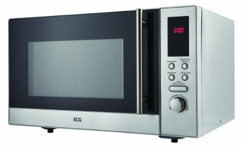 ECG MTD 231 S Mikrowelle / 800 W / 23 L Garraum / digitale Steuerung, Edelstahl / silber