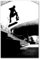 Postereck - 0174 - Skateboard, Sprung Schwarz Weiss Sport Skater - Wandposter Fotoposter Bilder Wandbild Wandbilder - Poster - 3:2-91,0 cm x 61,0 cm