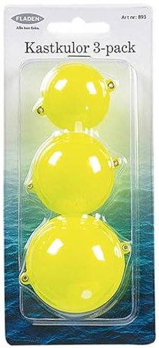 Fladen 3pk Wasserkugeln, Verschiedene Größen Gelb gelb