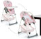 hauck Hochstuhl Sit N Relax mit Babyliege und Sitz für Kleinkinder, ab Geburt bis 15 kg, höhenverstellbarem Gestell mit Rollen und Korb, Essbrett, Klappbar (Birdie)