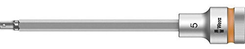Wera 05003841001 8740 C HF ZYKLOP BIT SOCKET WITH 1/2 DRIVE WITH HOLDING FUNCTION 5 X 140 MM