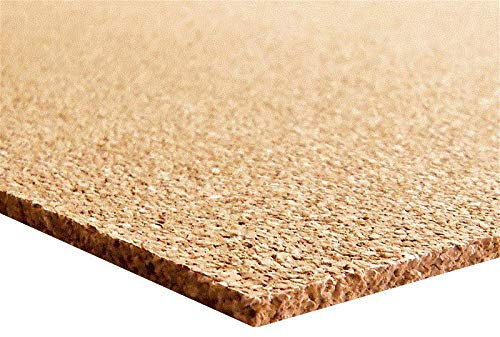 Tepcor® Korkplatte Pinnwand 915 x 610 x 3-25 mm stark (3 mm) | Hochwertige Korkplatte | Geeignet als Pinnwand, Modellbau oder als Bastel-Unterlage, Trittschalldämmend, Wärmedämmend