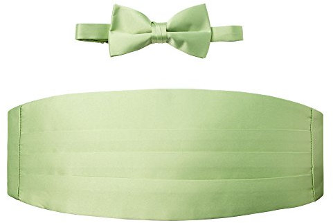 Spring Notion Herren Kummerbund und Fliege Set, Salbei, Regulär