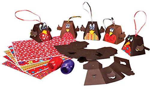 Springboard 10378 Robin Christmas Tree Decoration Craft Activity (Pack of 30)