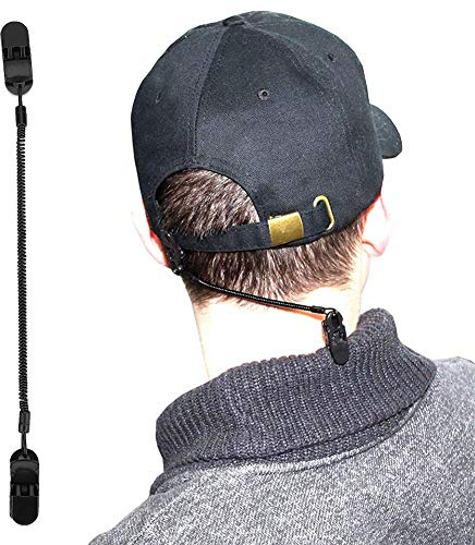 Hutklammern Halteklammer - 3pcs / Pack Hutclips Hutklammern Halteklammer Hut for Golf- & Angelbekleidung Keeper Holder und Coiled Cord
