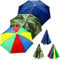 Syhood 3 Stück regenbogenfarbene Tarnhüte Fischerhut Strandschirm Stirnband in für Erwachsene und Kinder, Mehrfarbig (Rainbow, Camouflage, Dunkelblau), Shown