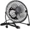 Invero 6-Inch USB Tilting Desktop Cooling Fan with Metal Shell and Aluminium Blades Ideal for Home, Office, Laptops, Notebooks, Desktop PC's and more - Simple Plug & Play - Black