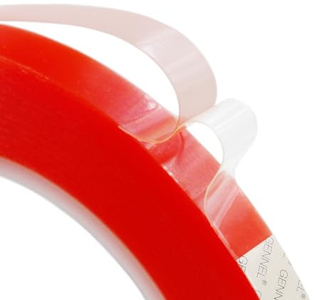 GENNEL 8mm x 25M Clear Double Sided Strong Adhesive Tape for Mobile Phone Cellphone Laptop Camera LCD Screen Repair Transparent