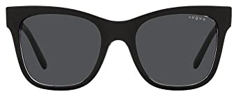 Vogue Damen Sonnenbrille, schwarz/dunkelgrau
