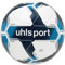 uhlsport Fussball ATTACK ADDGLUE Fussball Soccer Spielball Trainingsball - mit neuer ADDGLUE-Technologie - Weiß/Royal/Blau - Größe 5 - FIFA BASIC