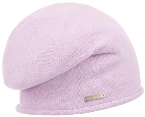 Seeberger Rollrand Beanie Damenbeanie Damenmütze Mütze Strickmütze Damen/Kinder - Long Sommermütze Sommer Frühling-Sommer Herbst-Winter