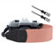 Padwa Lifestyle Pink Camera Strap - 2 inch Wide Cowhide Head Shoulder Neck Camera & Binocular Straps, Vintage Solid Colour Woven Camera Straps for Photographers