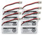 Kruta BT162342 BT262342 Batteries de téléphone sans fil compatibles avec BT183342 BT283342 BT166342 BT266342 VTech CS6114 CS6419 CS6719 at&T EL52300 CL80111 8)
