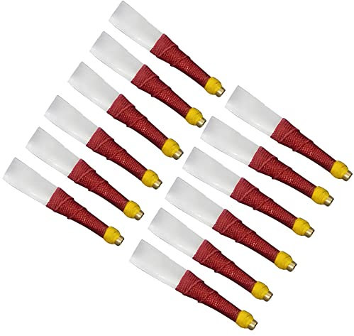 Imperial Kilt Products Scottish Great Highland Dudelsack-Übungsblätter, synthetisch, 12 Stück, Dudelsack-Blätter, Rohr, synthetisch, A-Dur, Übungsblätter, syntaktisch, 12 Stück