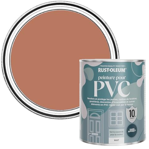 Rust-Oleum Red uPVC Door and Window Paint In Matt Finish - Siena 750ml