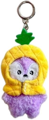 BTS Plüsch Puppe Obst Serie Schlüsselanhänger Buch Niedlich Cartoon Anhänger Tasche Anhänger Buch Tasche Schlüsselanhänger Dekoration Brieftasche Anhänger