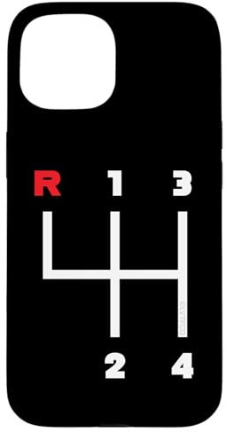 iPhone 15 Manual Transmission Gear Shifter Pattern (4 Speed) Case