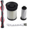 Feinstaubfilter, 2 Stück, Feinstaub-Staubsaugerfilter, Ersatzfilter für Miele Triflex HX1 Pro Triflex HX1 Cat&Dog Triflex HX1
