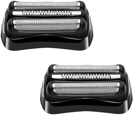 21B Series 3 Rasierer-Ersatzköpfe, kompatibel mit Braun S3 21b 3010s, 3040s, 5409, etc., 2 Stück