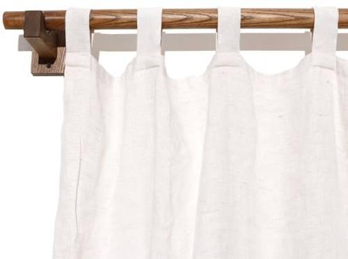 HZEPDVT Bastone for Tende in Legno massello Asta Singola Palo in Legno Color Noce Staffa for Tenda con Asta Romana Perforata Semplice Installazione Integrata 1 Pezzo(120cm(47.2inch))