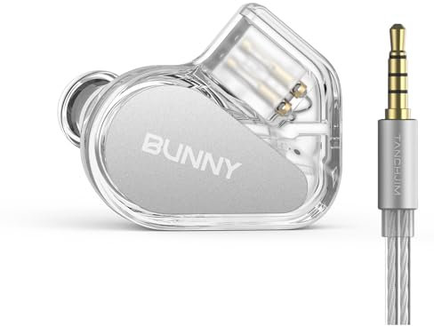 TANCHIJIM Bunny Écouteurs intra-auriculaires pour joueurs et amateurs d'audio (3,5 mm avec micro)