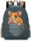 TPISLI Ranzen Mädchen 5 Klasseranzen Meerschweinchen Kinder Ranzen 3. Klasse Für Jungs Schulranzen 1 Klasse Niedliches kleines Tier Leichter Reise Outdoor Freizeit