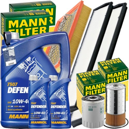 Inspektionspaket + 7L 10W-40 Motoröl für E200 W124