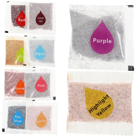 Didiseaon Kit De Teñido Para Ropa De Algodón y Lino Para Niños y Adultos, Polvo De Tinte De Colores Vivos, 10 Piezas Pigmentos Duraderos, Adecuado Para Proyectos Diy Tie-dye y Fiestas Creativas