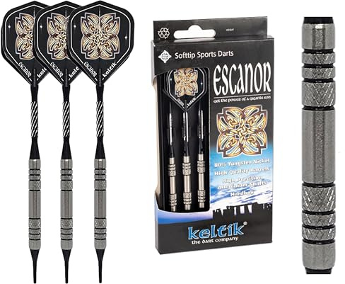 Keltik Softdart Soft Dart Pfeile Escanor 16 g - 80% Tungsten