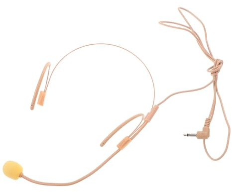 ABOOFAN Flexibles Headset Mikrofon für Gesang und Rollenspiele auf Bühne | Leichtes 1 Stück, Schaumstoff Kunststoff Metall, Freihändig für Unterricht, Touren und Sprachgebrauch