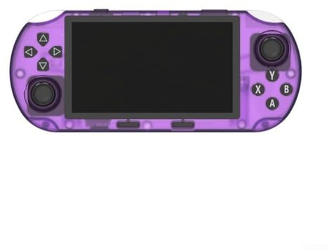 Retro-Handheld-Spielekonsole mit 4,5 IPS-Bildschirm: 20.000 klassische Spiele (lila)