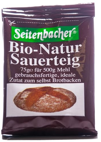 Seitenbacher Natur Sauerteig I 2 Portionsbeutel I flüssig I sofort einsetzbar I 10er Pack (10x150 g)