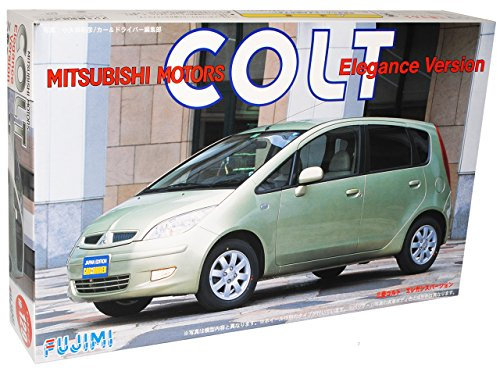 Fujimi Mitsubishi Colt Grün Z30 5 Türer 2004-2008 Vor Facelift Kit Bausatz 1/24 Modell Auto Modell Auto