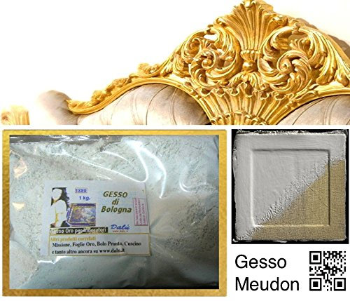 prodigital Materiale per la Doratura: 1kg Gesso di Bologna per Doratura Amminatura e Stucchi di Alto Pregio (Gesso di Bologna 1kg)