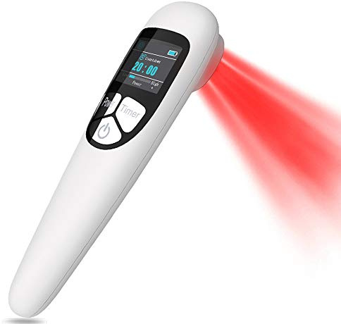 Sinorico Rotlichttherapiegerät mit Display, Handgriff, Infrarot-Licht für Knie, Schulter, Rücken, Gelenk und Muskel