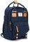 SEVENTEEN LONDON - Unisex 'Camden' Backpack in Modern and Multifunctional Style - Perfect for up to 13 Laptop, Navy Blue, L, Navy blue, L