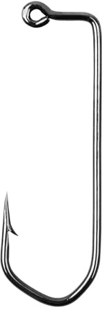 JSHANMEI 90 Degree Fishing Jig Hook Barbarian Jig Hooks High Carbon Steel Fishing Hooks for Freshwater Saltwater Size 1/0, 2/0, 3/0, 4/0, 5/0