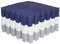 Mocosy 1 'x 1' (30cm x 30cm Alfombrillas entrelazadas | Alfombrilla de Espuma Suave | Alfombrilla de Juego | Alfombrilla de Gimnasio (Azul, Blanco, Gris, 18 Piezas)