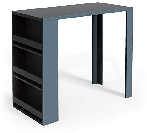 Vicco Bartisch, Bartresen für Esszimmer, Anthrazit, 57 x 117 cm
