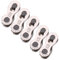 Demeras Bike Chain Links 5 Pairs Heavy Duty Bike Quick Release Chain Mater Link Magic Joint Connector for 8/9/10 Speed (10 Speed)
