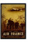 Nacnic Vintage Poster Air France. Blätter für Interieur mit klassischen und antiken Werbebildern zu dekorieren. Gemälde Retro-Dekor. A4-Format