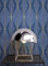 NEWROOM Papier peint Bleu Légèrement Brillant Intissé - Grafique Or Graphique Échantillon Géométrique