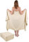 Betz Lot de 3 draps de Bain Taille 100x200 cm Serviettes à Sauna Dresden en 100% Coton Couleur Sable