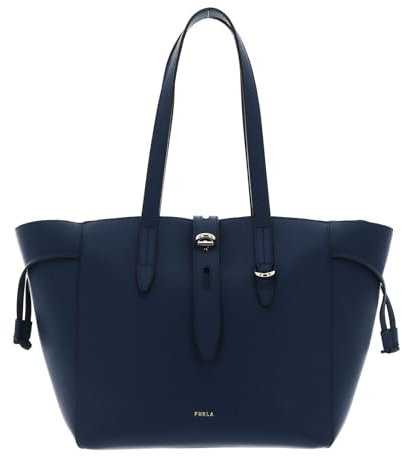 Furla Net Tote Bag M Blu Jay