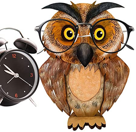 fanelod Kreativer Brillenhalter Tier - Niedlicher Brillenhalter für den Schreibtisch - Hölzerne handgefertigte kreative Sonnenbrillen-Anzeige für Desktop-Zubehör, Heimbüro-