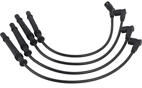 Leapiture 4-teiliges Zündkabel-Set, 8200713680 Auto-Zündleitung Funkenkabel 8200486877 Ersatz zündkabel Für Dacia Logan MCV II 2013/02-2019/12