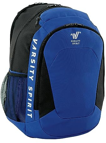 Varsity Spirit Cheer Rucksack für Cheerleader und Sportler – langlebig, geräumig mit extra Taschen, Königsblau, Classic