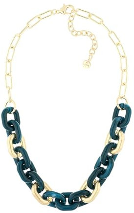Lizas Gliederarmband Armband und Ketten MONTPELLIE bunte Farben - rolo chain (türkis Kette)