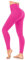 FuelMeFoot Leggings Damen High Waist Blickdicht Leggins mit Bauchkontrolle Slim Fit Angenehm Weiche Elastische Sportleggings. 1 Pack-02-Hot Pink L/XL