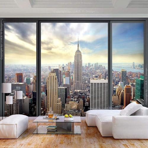 Moderne 3D selbstklebende Folie Modernes Vinyl Urban Art Art Tapetenpapier Wanddekoration fototapete 3D Tapete effekt Vlies wandbild Schlafzimmer-250cm×170cm